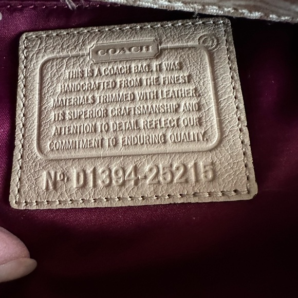 Coach Madison Op Art Needlepont Satchel - Picture 5 of 10